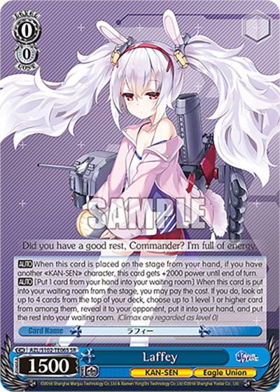 Laffey SR AZL/S102-TE06S SR Azur Lane Card