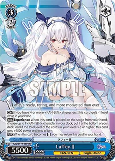 LaffeyII AZL/S119-E104 R Azur Lane Vol. 2 Card