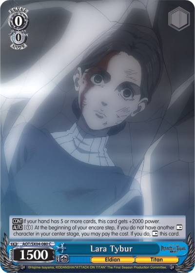 Lara Tybur AOT/SX04-080 C Attack On Titan: Final Season Card