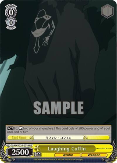Laughing Coffin SAO/SC20-E018 RE Sword Art Online Chronicle Set Card