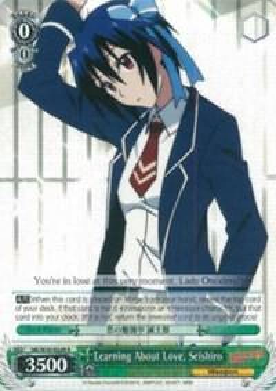 Learning About Love Seishiro NK/W30-E028 R NISEKOI -False Love- Card
