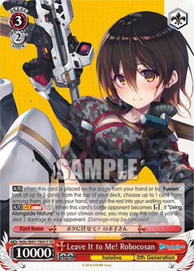 Leave It to Me Robocosan HOL/W91-TE017 TD hololive production Card