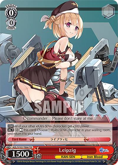 Leipzig AZL/S102-TE66 TD Azur Lane Card