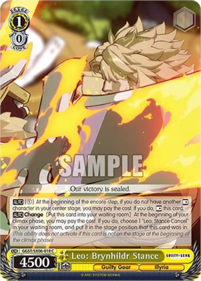 Leo Brynhildr Stance GGST/SX06-018 C Guilty Gear -Strive- Card