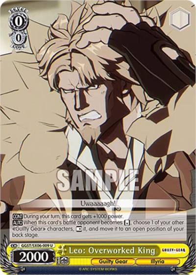 Leo Overworked King GGST/SX06-009 U Guilty Gear -Strive- Card