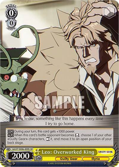 Leo Overworked King SR GGST/SX06-009S SR Guilty Gear -Strive- Card