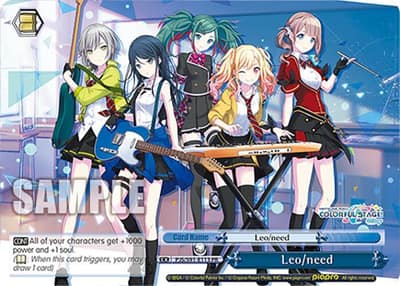 Leo/need (PR) PJS/S91-E113 PR HATSUNE MIKU: COLORFUL STAGE! Weiss Schwarz card