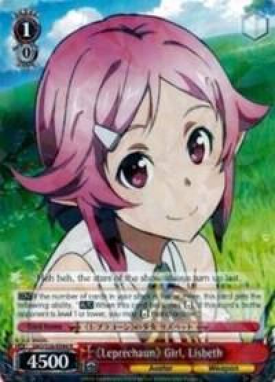Leprechaun Girl Lisbeth SAO/S26-E044 R Sword Art Online Vol.2 Card