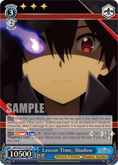 Lesson Time Shadow SR EIS/SX07-T19S The Eminence in Shadow Card