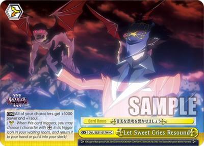 Let Sweet Cries Resound HC OVL/SE51-E17H HC Nazarick: Tomb of the Undead Vol.3 Extra Booster Card