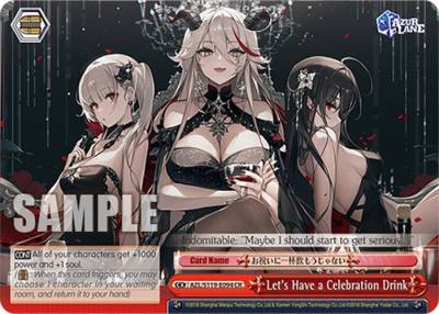 Lets Have a Celebration Drink AZL/S119-E094 CR Azur Lane Vol. 2 Card