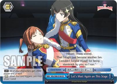 Lets Meet Again on This Stage RSL/S98-E100 CC Revue Starlight The Movie Card