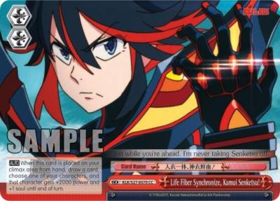 Life Fiber Synchronize Kamui Senketsu KLK/S27-E070 CC KILL la KILL Card