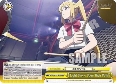 Light Shone Upon Their Path BTR/W107-E032 CR BOCCHI THE ROCK! Card