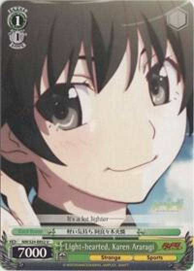 Light hearted Karen Araragi NM/S24-E032 NISEMONOGATARI Card
