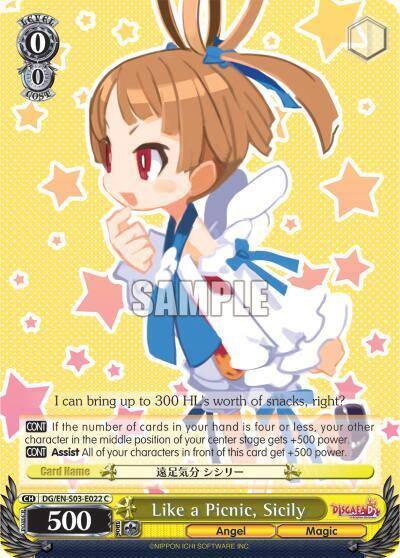Like a Picnic Sicily DG/EN-S03-E022 C Disgaea Card