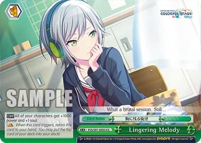Lingering Melody PJS/S91-E053 CC HATSUNE MIKU: COLORFUL STAGE! Weiss Schwarz card