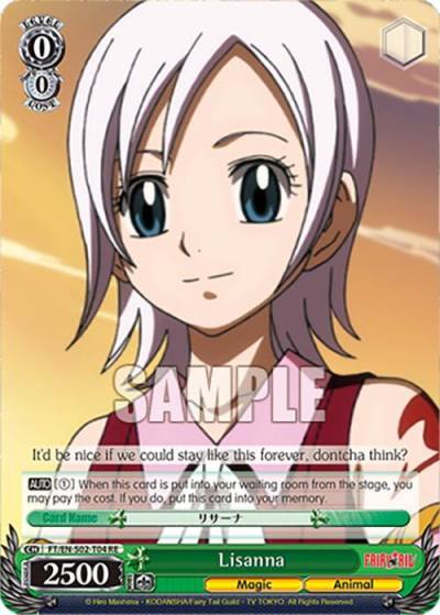 Lisanna FT/EN-S02-T04 TD RE Fairy Tail Chronicle Set Card