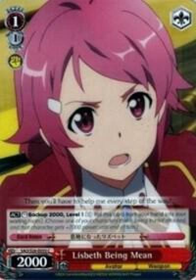 Lisbeth Being Mean SAO/S26-E055 C Sword Art Online Vol.2 Card