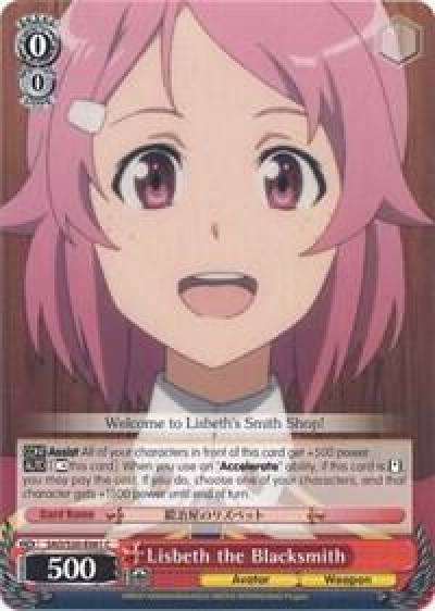 Lisbeth the Blacksmith SAO/S20-E061 C Sword Art Online Card