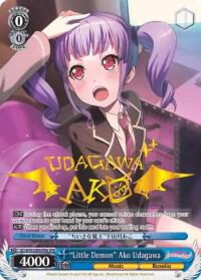 Little Demon Ako Udagawa A SPM BD/W54-E084SPMa SPM BanG Dream! Girls Band Party! Card