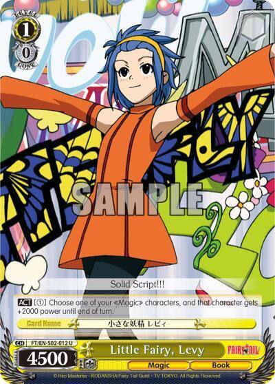 Little Fairy Levy FT/EN-S02-012 U Fairy Tail ver.E Card