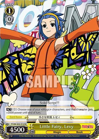 Little Fairy Levy FT/EN-S02-012 U RE Fairy Tail Chronicle Set Card