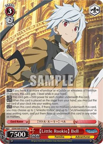 Little Rookie Bell DDM/S88-E053 R Is it Wrong to Try to Pick Up Girls in a Dungeon? Card