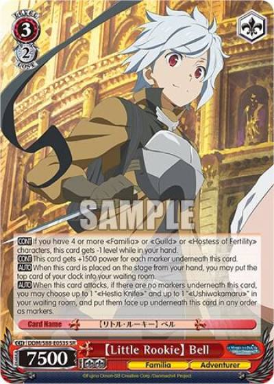 Little Rookie Bell SR DDM/S88-E053S SR Is it Wrong to Try to Pick Up Girls in a Dungeon? Card