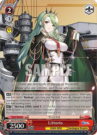 Littorio AZL/S119-E091 C Azur Lane Vol. 2 Card