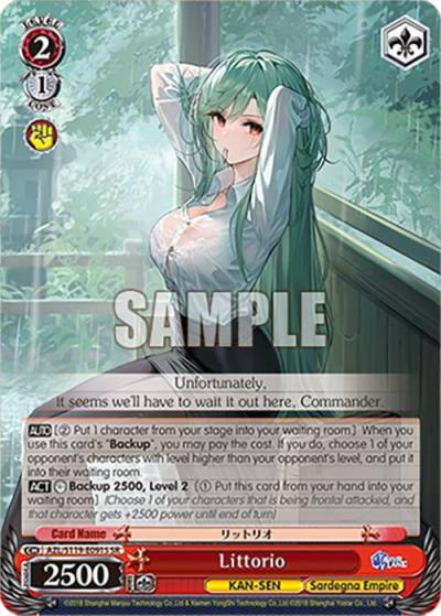 Littorio SR AZL/S119-E091S SR Azur Lane Vol. 2 Card