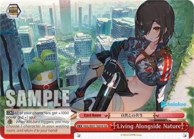 Living Alongside Nature HOL/W91-TE019 TD hololive production Card