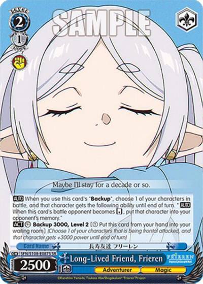 Long Lived Friend Frieren SR SFN/S108-E087S SR Frieren: Beyond Journey’s End Card