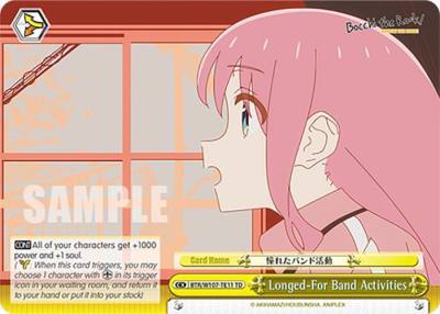 Longed For Band Activities BTR/W107-TE11 TD BOCCHI THE ROCK! Card