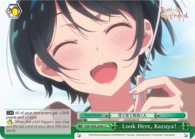 Look Here Kazuya KNK/W86-E046 CC Rent-A-Girlfriend Card