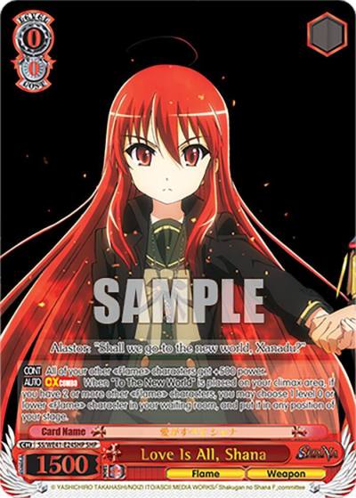 Love Is All Shana SHP SS/WE41-E24SHP SHP Shakugan no Shana Premium Booster Card