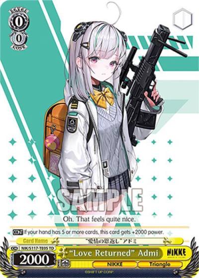 Love Returned Admi NIK/S117-TE05 TD GODDESS OF VICTORY: NIKKE Card
