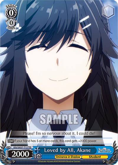 Loved by All Akane EIS/SX07-T12 The Eminence in Shadow Card