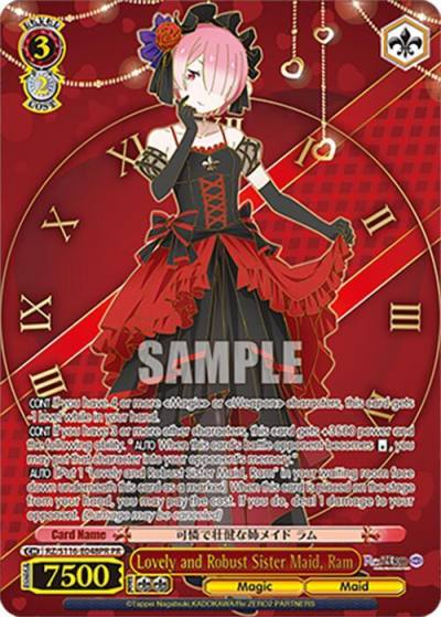 Lovely and Robust Sister Maid Ram PR RZ/S116-E048PR Re:ZERO -Starting Life in Another World- Vol.3 Card