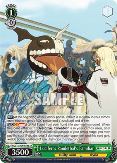 Lucifero Ramlethals Familiar SR GGST/SX06-038S SR Guilty Gear -Strive- Card