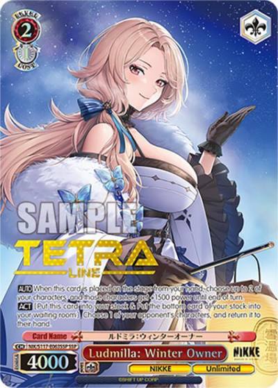 Ludmilla Winter Owner SSP NIK/S117-E063SSP SSP GODDESS OF VICTORY: NIKKE Card