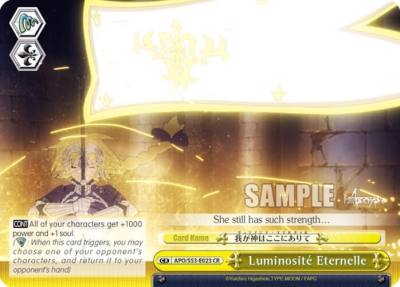 Luminosite Eternelle APO/S53-E023 CR Fate/Apocrypha Card