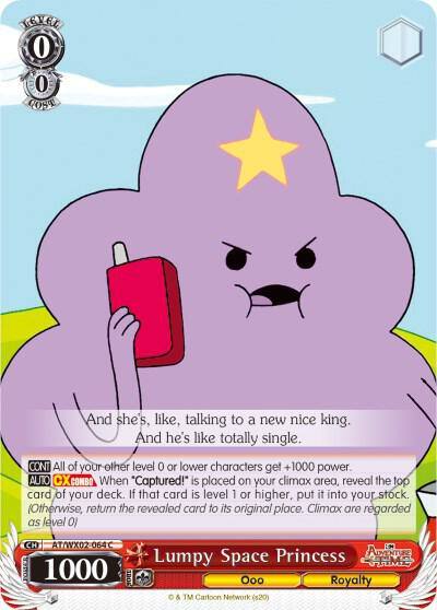 Lumpy Space Princess AT/WX02-064 C Adventure Time Card