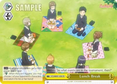 Lunch Break CCS/WX01-030 CR Cardcaptor Sakura: Clear Card Card
