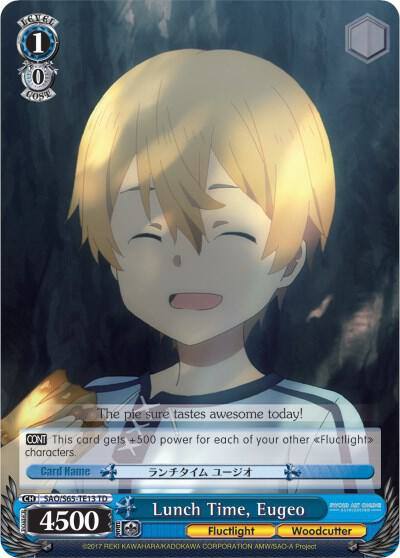 Lunch Time Eugeo SAO/S65-TE13 TD Sword Art Online -Alicization- Card