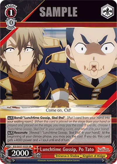 Lunchtime Gossip Po Tato SR EIS/SX07-032S The Eminence in Shadow Card