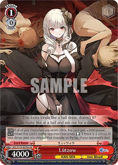 Lutzow SR AZL/S119-E079S SR Azur Lane Vol. 2 Card