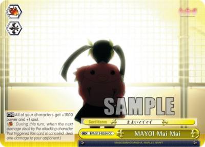 MAYOI Mai Mai BM/S15-E024 CC BAKEMONOGATARI Card