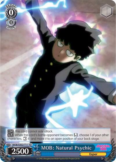 MOB Natural Psychic MOB/SX02-T11 TD Mob Psycho 100 Card