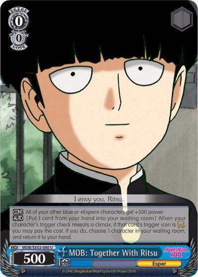 MOB Together With Ritsu MOB/SX02-080 U Mob Psycho 100 Card